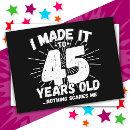 Suche nach lustige 45 geburtstags karten Spaß