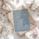Suche nach blaue babyparty einladungen Staubblau