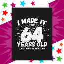 Suche nach 64 geburtstag karten Spaß