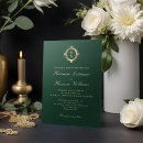 Suche nach smaragdgrün hochzeits einladungen Monogramm