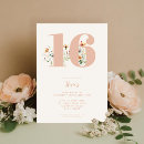 Suche nach boho 16 geburtstag einladungen Modern