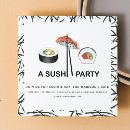 Suche nach sushi party einladungen Modern
