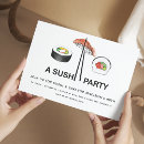 Suche nach sushi einladungen Aquarell