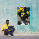 Suche nach afrikanische farben poster Gelb