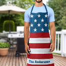 Suche nach american flag schürzen Rot blau