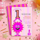 Suche nach rosa monster einladungen Mädchen