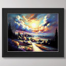 Suche nach nachtlandschaft poster Himmel