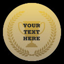 Suche nach trophäe aufkleber Gold