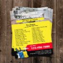 Suche nach reinigungsfirma flyer Hausreinigung