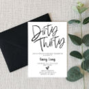 Suche nach schmutzige 30 einladungen Dreißig