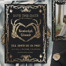 Suche nach schädel save the date postkarten Schwarz