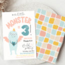 Suche nach monster einladungen Niedliches kleines monster party