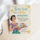 Suche nach retro hausfrau einladungen 50er