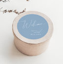 Suche nach hellblaue hochzeit aufkleber Für sie