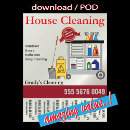 Suche nach haushälterin poster Reiniger