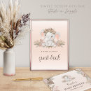 Suche nach baby shower guest book poster Aquarell
