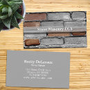 Suche nach masonry visitenkarten Stone