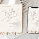 Suche nach autumn wedding einladungen Gepresste blume