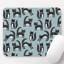 Suche nach schwarz weißes muster mousepads Tier