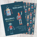 Suche nach roboter kindergeburtstag einladungen Für kinder