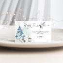 Suche nach blaue weihnachtsbäume einladungen Aquarell
