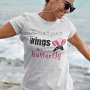 Suche nach rosa schmetterling tshirts Motivierend