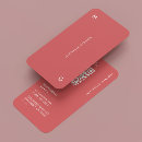 Suche nach koralle und rosa visitenkarten Monogramm