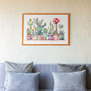 Suche nach kakteen poster Aquarell