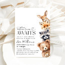 Suche nach animal shower baby einladungen Waldland