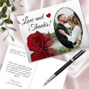 Suche nach rote hochzeit postkarten Liebe und dank