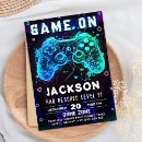 Suche nach video game party einladungen Geburtstagsfeier