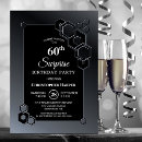 Suche nach surprise 60th birthday party einladungen Schwarz