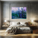 Suche nach mystischer wald poster Blau