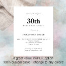 Suche nach 30 jahre alt einladungen Schwarz weiß