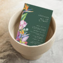 Suche nach tropische pflanzen postkarten Blumenhochzeit