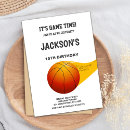Suche nach basketballgeburtstags party einladungen Boy