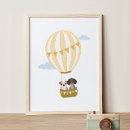 Suche nach heißluftballon kinderzimmer poster Skurril