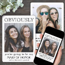 Suche nach trauzeugin antrag einladungen Maid of honor