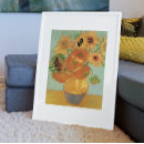 Suche nach vase mit zwölf sonnenblumen poster Stillleben