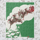 Suche nach retro weihnachten puzzle Santa claus