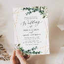 Suche nach botanical wedding einladungen Grünhochzeit