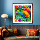 Suche nach parrots poster Blume