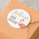 Suche nach tropischer flamingo aufkleber Gold