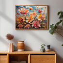 Suche nach vintages blumen poster Schön