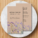 Suche nach lavendel blume visitenkarten Boho