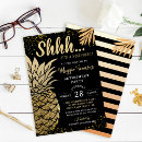 Suche nach goldene ananas einladungen Party