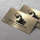 Suche nach schwere ausrüstung visitenkarten Bau