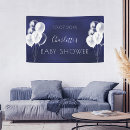 Suche nach baby shower banner Blau und weiß