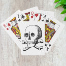 Suche nach knochen spielkarten Schädel und knochen