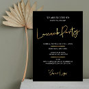 Suche nach black gold party einladungen Schwarz und gold